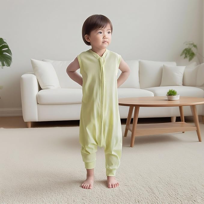 Baby Sleep Sack with Feet for Boys Girls, Infant Toddler Sleeveless Wearable Blanket Sleepsack for Early Walkers