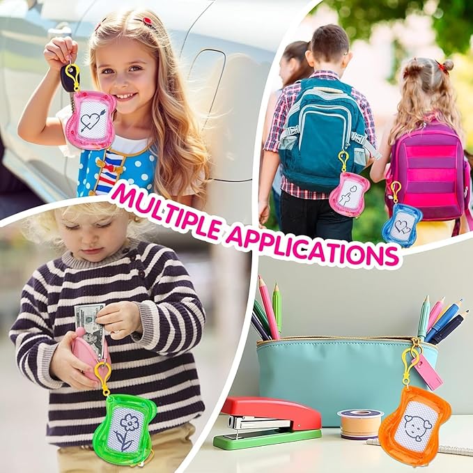 24PCS Mini Magnetic Drawing Board Party Favors Bulk for Kids 4-8 8-12 Valentine Goodie Treat Bag Stuffers Classroom Treasure Chest Carnival Prizes Box Toys Pinata Fillers Birthday Return Gifts