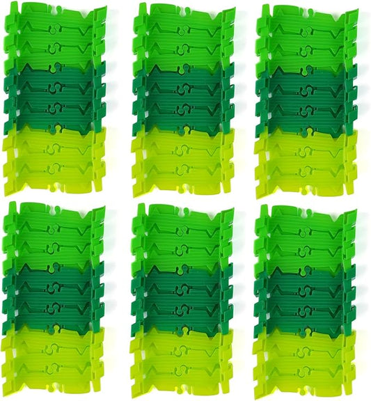 BEMITON 96 Pieces Dinosaur Track Expansion Set - Birthday Gift for 3 4 5 6 7 Year Old Boys Kids, Track Pack Compatible with Dino Race Car Toys, Add-On Accessories for Building Play Sets