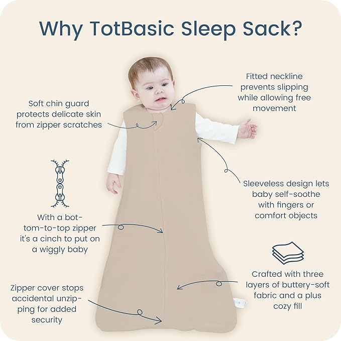 Toddler Sleep Sacks 2T-3T-4T, 0.5 TOG Light Summer Wearable Blankets, Extra Long XL Sleeping Bags, 2 Pack