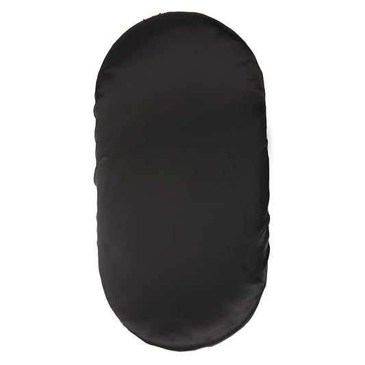 Pro Goleem Satin Bassinet Sheet Great for Baby Hair Soft Silk Feeling Sheet for Cradle or Bassinet Pad＆Mattress for Boys and Girls Gift for Newborn and Infant Black