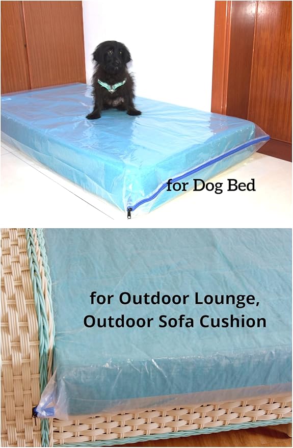 1 Pack Crib Mattress Storage Bag with Zipper, 3Mil Plastic Waterproof Crib Mattress Bag for Moving