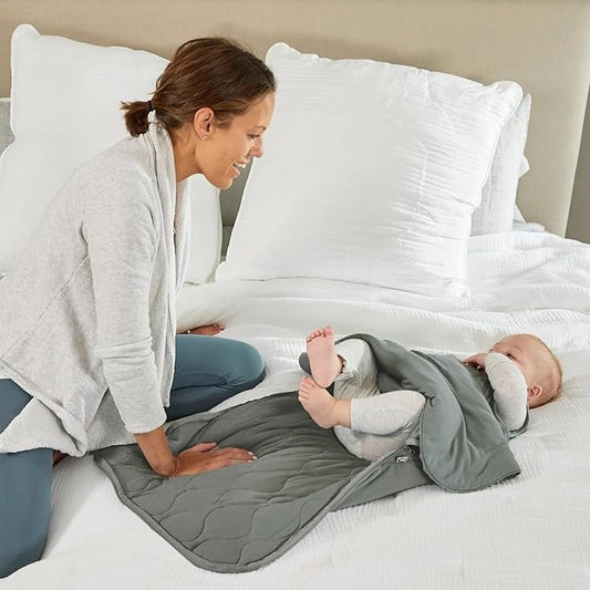 GUNAMUNA Unisex Baby Wearable Blanket, Sleep Sack Sleeping Bag for Infants Toddlers, Easy Changing Diaper Zipper, 2.5 TOG, Sage, 9-18 Months