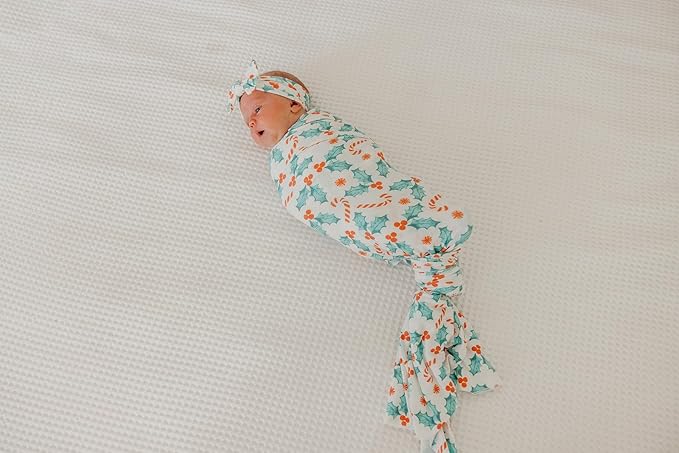 Copper Pearl Baby Swaddle Blanket - Premium Knit Baby Blanket, Large Soft Stretchy Receiving Blankets for Baby Boy and Girl, Swaddles for Newborn, Infant, and Toddler (Holly)