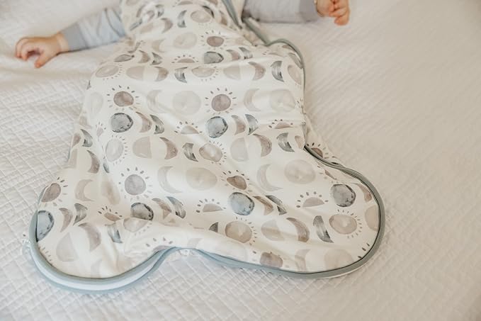 Copper Pearl Sleep Sack: Warm and Cozy Baby Bag in a Variety of Trendy Designs, Safe Alternative to Blankets, Sleeveless Baby Sleep Sack Swaddle Sizes Newborn to 24 Months - Eclipse