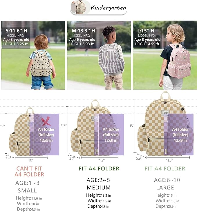 Corduroy Toddler Backpack for Boys 2-5: Preschool Backpack for Boys Girls - Cute Kids Backpack for Boys 13.5" H Fit Folder | Cute Kids Backpack, for Boys, Fit Folder