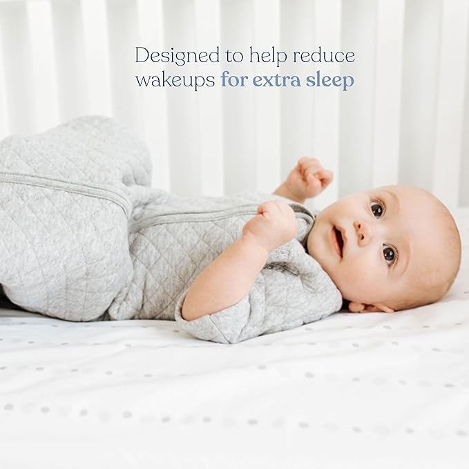 HALO Easy Transition Sleepsack Wearable Blanket, TOG 1.5, Heather Grey, Small