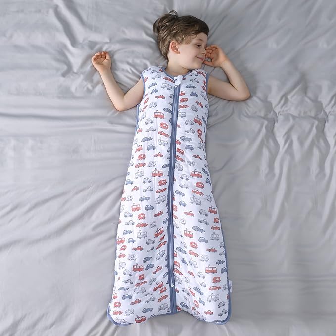 Toddler Sleep Sack, 70% Rayon from Bamboo and 30% Cotton Baby Wearable Blanket Winter 2.5 TOG Sleeping Sacks Warm Soft Car (2-4T)