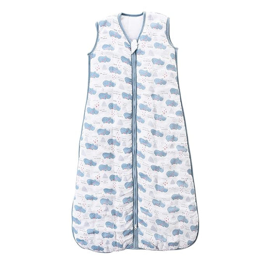 Toddler Sleep Sack, 70% Rayon from Bamboo and 30% Cotton Baby Wearable Blanket Winter 2.5 TOG Sleeping Sacks Warm Soft Muslin Rhino (2-4T)