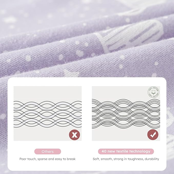 Yoofoss Baby Sleep Sack 12-18 Months Wearable Blanket for Babies 100% Organic Cotton 2-Way Zipper TOG 0.5 Toddler Sleeping Sack 3 Pack, Comfy Lightweight Sleep Sacks