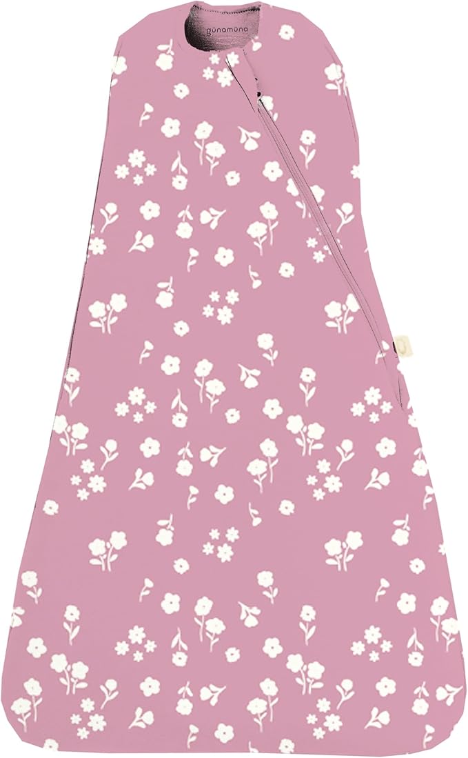 GUNAMUNA Swaddle Sleep Sack for Babies Infants and Toddlers, Easy Diaper Changes, 1.0 TOG, 0-3 Months