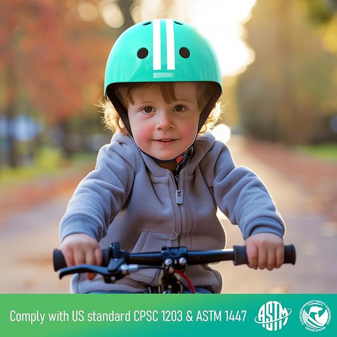 MOUNTALK Kids/Toddler Bike Helmet,Skateboards Helmets for Age 3-5/5-8/8-14 Years Old Junior Boys and Girls Helmet, Adjustable 3 Sizes Cover Children to Adult