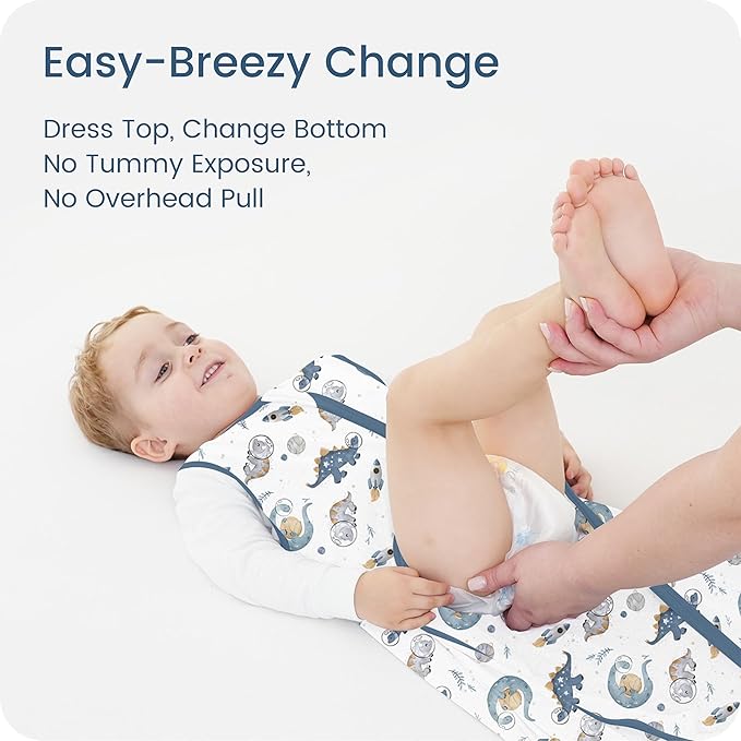 Toddler Sleep Sacks 2T-3T-4T, 0.5 TOG Light Summer Wearable Blankets, Extra Long XL Sleeping Bags, 2 Pack