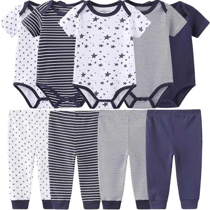 Kiddiezoom Unisex Baby Layette Essentials Giftset Clothing Set 19-Piece For Newborn Baby