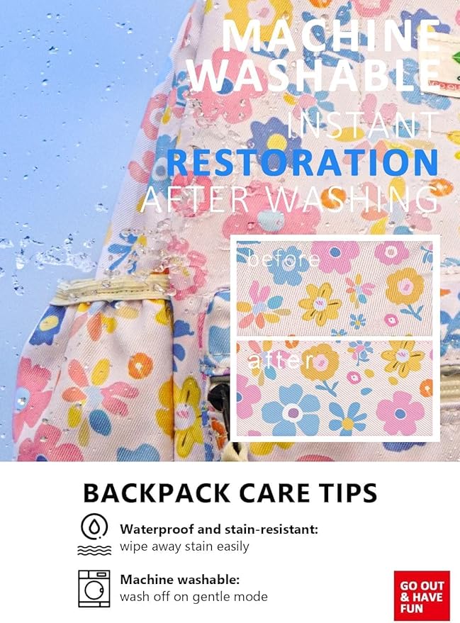 atgark Kids Backpack for Girls: Girls Backpack 6-10 - Kindergarten Elementary School Bookbag for Boy Girl