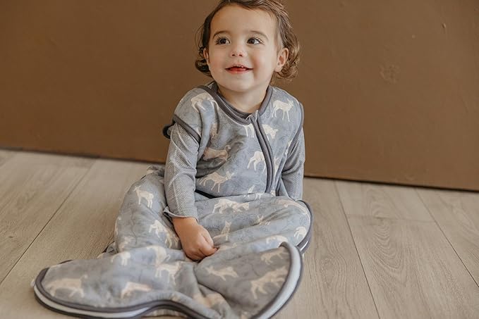 Copper Pearl Sleep Sack: Warm and Cozy Baby Bag in a Variety of Trendy Designs, Safe Alternative to Blankets, Sleeveless Baby Sleep Sack Swaddle Sizes Newborn to 24 Months - Timber
