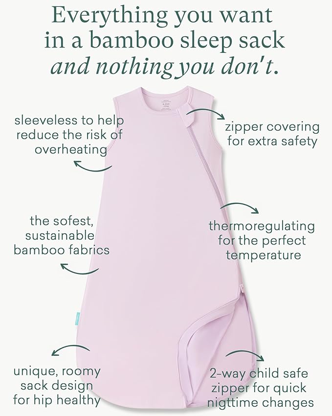 PurComfy Extra-Long Toddler Sleep Sack, Premium Bamboo Viscose Summer Sleeping Bag Supersoft 0.5 TOG Wearable Blanket 3T-4T-5T