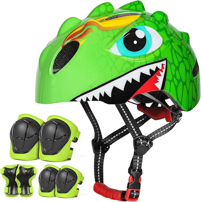 VICTGOAL Toddler Kids Bike Helmet Lightweight 3D Children Bicycle Helmet for Boys and Girls Age 3-8 for Multi-Sport Scooter Cycling Skating