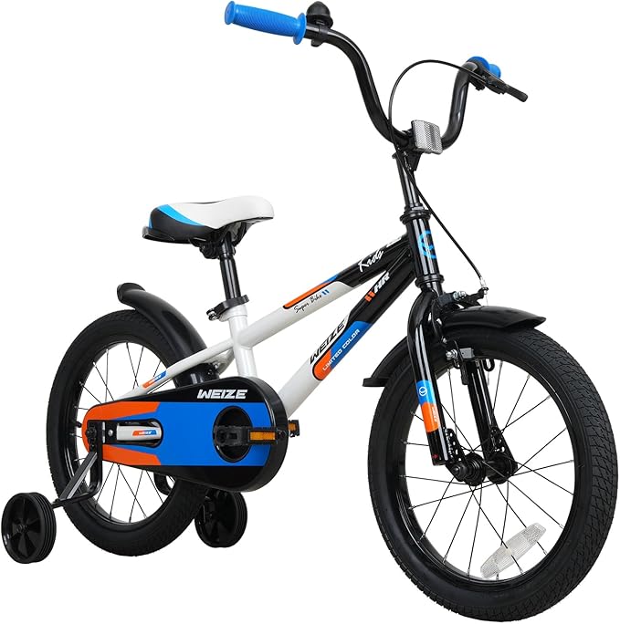 WEIZE Kids Bike, 16 20 Inch Children Bicycle for Boys & Girls Ages 4-12 Years Old, Rider Height 41-62 Inch, Adjustable Seat & Handlebars, Coaster Brake, Multiple Color Options