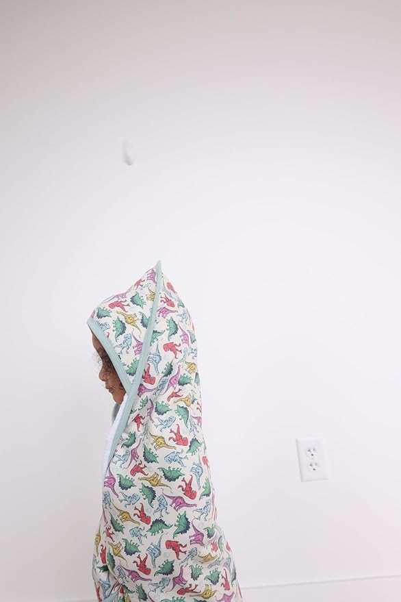Copper Pearl Hooded Bath Towels Premium Knit/Terry Cloth Baby Towels with Hood, Pockets, and Cool Designs - Great to Gift and Make Bath Time Fun - Baby Bath Towel, Dinosaurs of Jurassic Park