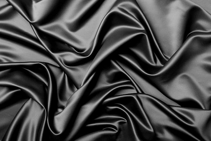 Pro Goleem Satin Soft Crib Sheet Great for Baby with Sensitive Hair Silky Baby Sheet Black 52’’x28’’x8’’ Unisex Fitted Sheet Gift for Boys and Girls