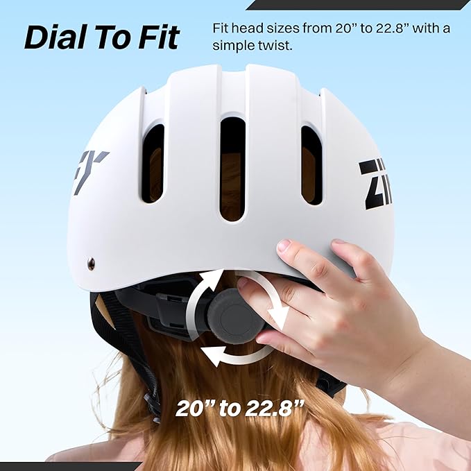 ZIFFY Kids/Toddler Bike Helmet, Adjustable, Lightweight, Safety Certified Scooter Helmet for Boys & Girls with Washable Inner Lining, 2 Sizes, 4 Colors – Fits Toddlers to Youth by Jova