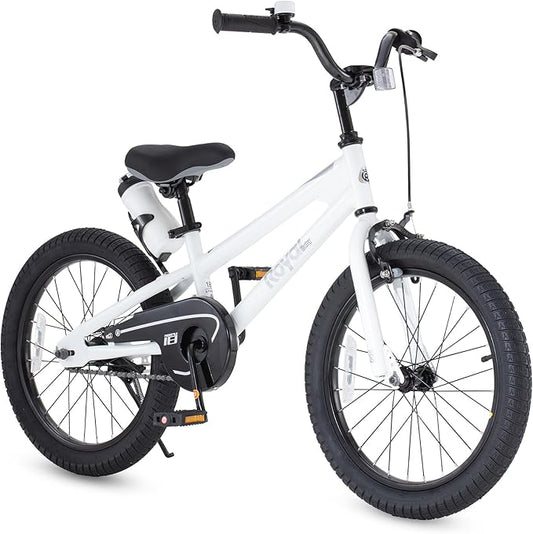 RoyalBaby Kids Bike Freestyle Classic & EZ Balance Pedal Switchable Bicycle, 12 14 16 18 Inch, 3-10 Years Toddler to Big Kids