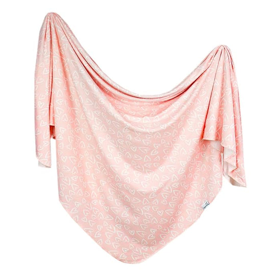 Copper Pearl Large Premium Knit Baby Swaddle Receiving Blanket Sweetie