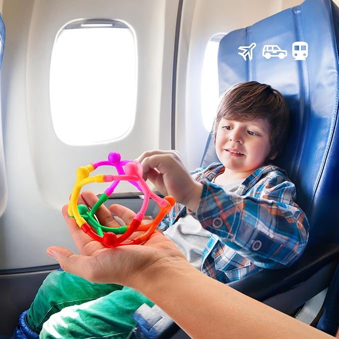 48Pcs Magnetic-People-Magnet-Men: Magnetic Travel Toys for Kids, Creative, Portable and Educational, Funny Magnets for Kids, Small Toys for Classroom Prizes, Easter Egg Stuffers, Office