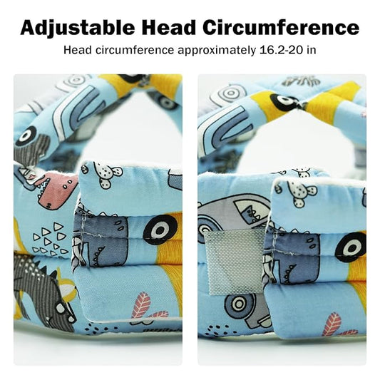 Baby Head Protector Baby Helmet for Crawling Walking, No Bumps Safety Head Adjustable Protective Cap for Walking, Playing (Style 3)