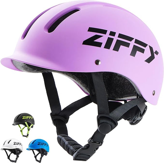 ZIFFY Kids/Toddler Bike Helmet, Adjustable, Lightweight, Safety Certified Scooter Helmet for Boys & Girls with Washable Inner Lining, 2 Sizes, 4 Colors – Fits Toddlers to Youth by Jova