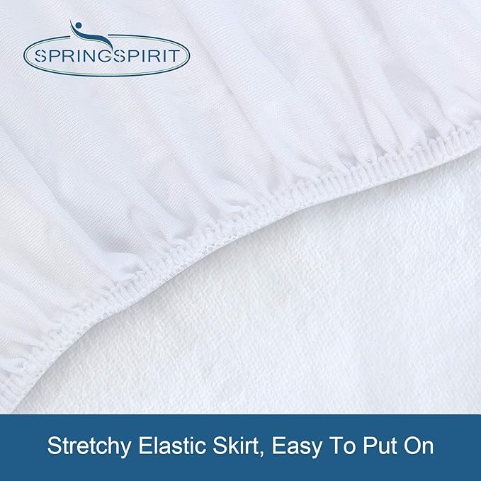 Full Size Mattress Protector Waterproof Mattress Topper Pad Cover Fitted Bed Sheets Full up -14'' Terry Super Soft & Breathable & Noiseless Mattress Protector Machine Washable