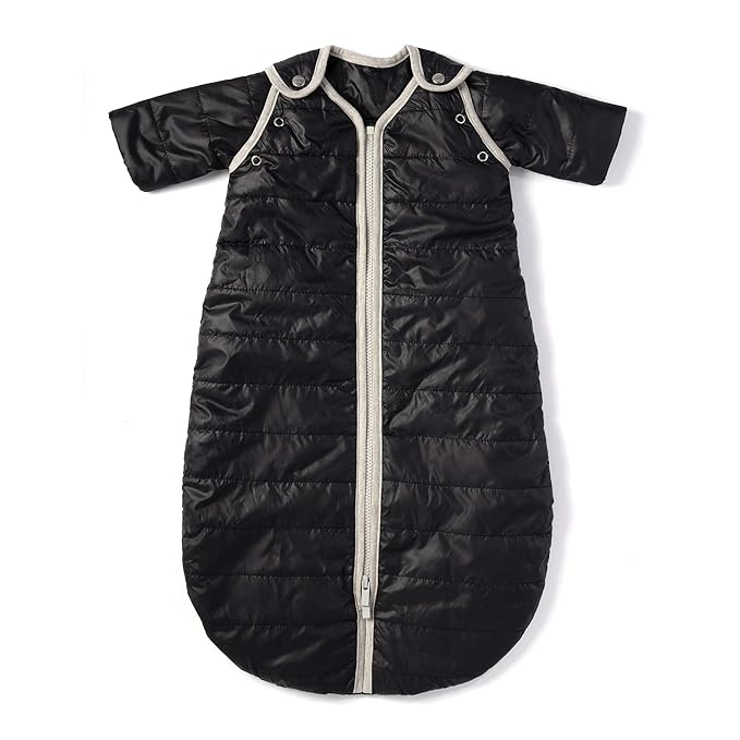 baby deedee Sleep Nest Travel Quilted Baby Sleeping Bag Sack with Sleeves, Ink, Small (0-6 Month)