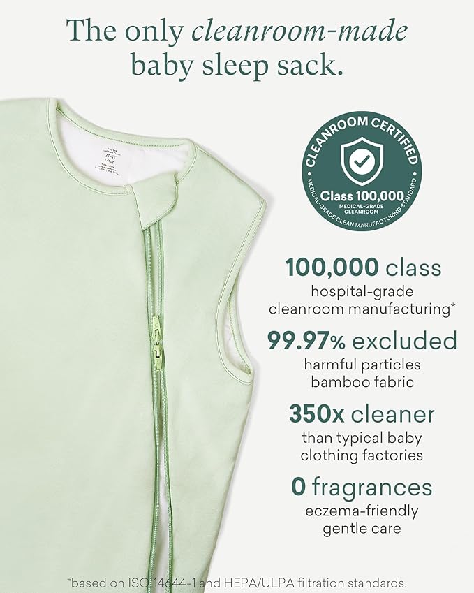 PurComfy Quilted Supersoft Sleep Sack, 2.5 TOG Premium Bamboo Viscose Warm Baby Sleeping Bag, Thick Babies Wearable Blanket