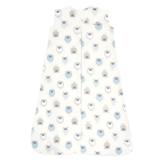 HALO SleepSack, 100% Cotton Wearable Blanket, Swaddle Transition Sleeping Bag, TOG 0.5, Sleepy Sheep, Large, 12-18 Months