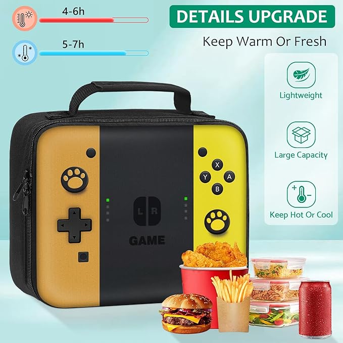 JIRAIKEI Kids Backpack For Boys，Gamer Boys Backpack For Children Teens Elementary Middle School, 17″ Students Bookbag