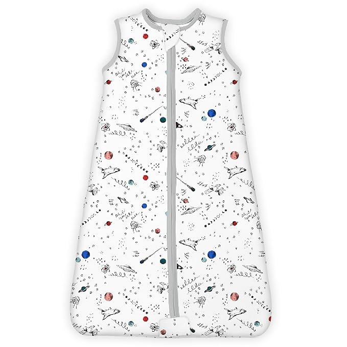 1.0 TOG Sleep Sack 6-12-15 Months, Baby Sleep Sack with Sleeveless, Cozy Premium Baby Wearable Blanket with 2-way Safe Zipper All Season Sleeping Bags, 1-pack