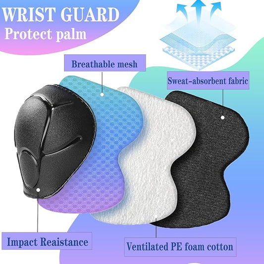 Kids/Youth Knee Pads and Elbow Pads Set for Kids 3-14 Years Boys Girls Protective Gear Set Adjustable Knee Pads, Elbow Pads, Wrist Guards Skateboard Skating Skiing Cycling Biking Running Scooter