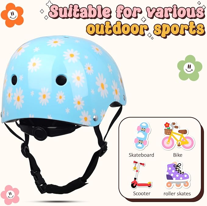 Toddler Kids Bike Helmet,Adjustable for Child Boys Girls,Multi-Sport & Ventilation for Bicycle Scooter Skateboard Skate