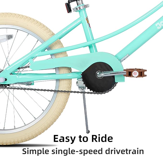 JOYSTAR Girls Bike for 2-12 Years Old Toddlers and Kids, 12" 14" 16" 18“ 20" Retro Style Kids Bike with Training Wheels, 18 20 Inch Children Bicycle with Kickstand