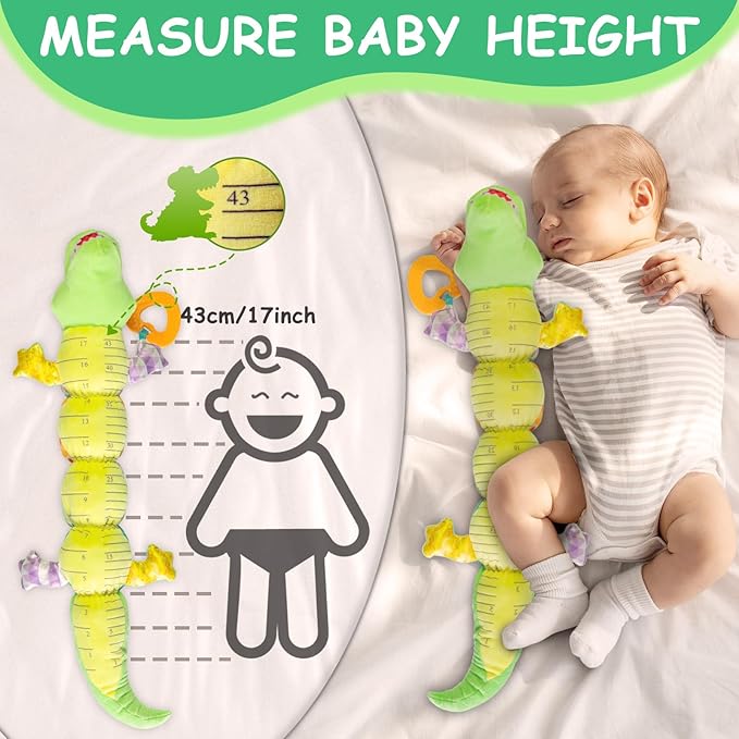 Baby Boy Toys for 0 3 6 9 12 Months, Soft Tummy Time Toy with Multi Textures,Rattle,Crinkle,Newborn Baby Stuffed Animal Toy, Baby Gift,Caterpillar