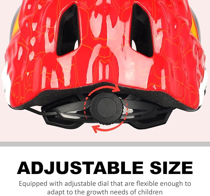 Toddler Kids Bike Helmet,3D Dinosaur Helmets for Boys Girls Infant/Baby to Children 1/2/3/4/5/6/7/8 Years Old Lightweight Adjustable Multi-Sports Bicycle Scooter Skateboard Skating Cycling