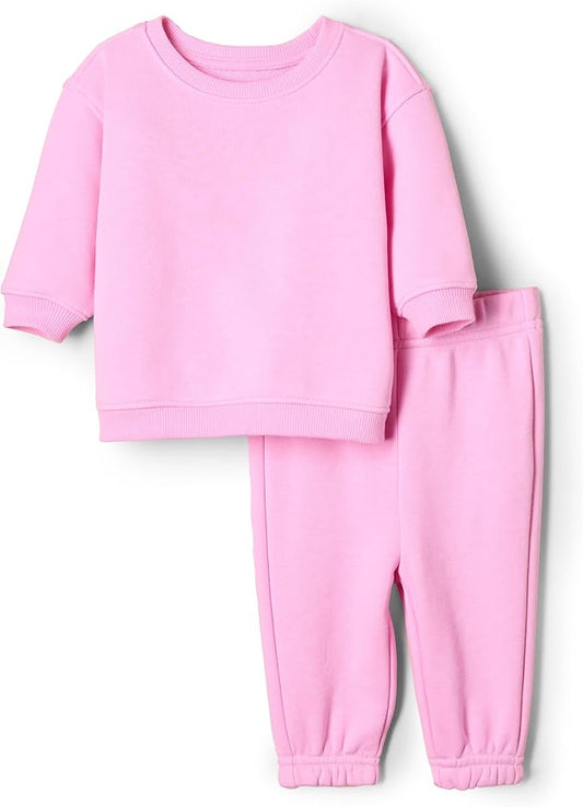 Amazon Essentials x Sofia Grainge Toddlers and Baby Boys' Sweatshirt and Sweatpant Set