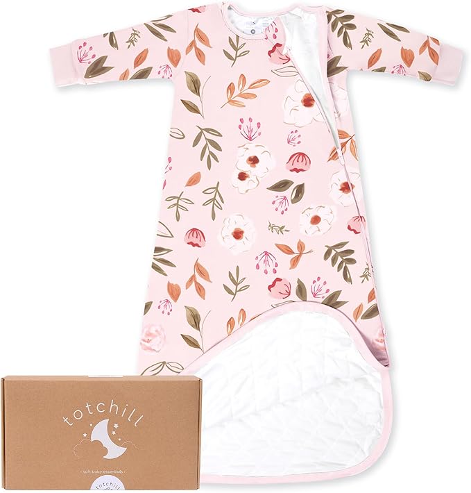 Baby Sleep Sack Long Sleeve 1.0 TOG 0-6-18-3T Wearable Blanket Infant Sleeping Bag, Soft & Breathable, 2-Way Zipper
