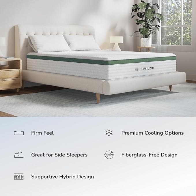 Helix Twilight Mattress with GlacioTex Pillow Top, King