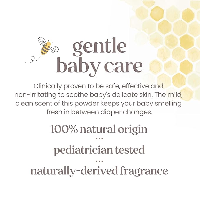 Burt's Bees Stocking Stuffers, Baby Dusting Powder, 100% Natural Origin, Talc-Free, Pediatrician Tested, 7.5 Ounces, Pack May Very