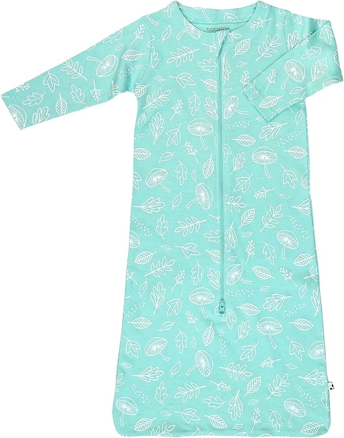 Babysoy Long Sleeve Wearable Blanket Sleep Sack, Infant to Toddler Sleeping Bag, Choose from size 0-24 Months