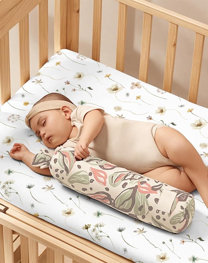 Pack and Play Sheets 2 Pack, Fitted Jersey Knit Mini Crib Sheets for Baby Boys and Girls, Compatible with Graco Pack N Play and Mini Crib Mattress (Cactus Cozy, Pack N Play/Mini Crib Sheets)