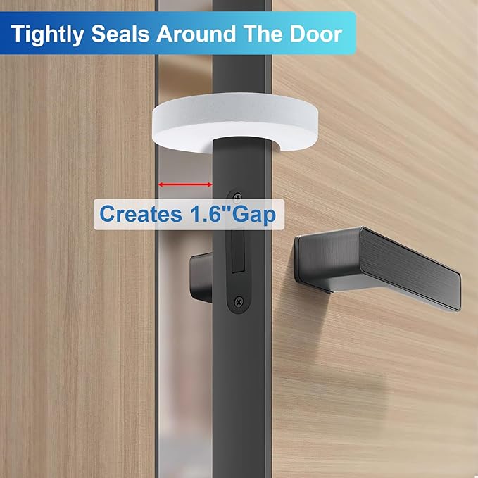 8 Pcs Premium Door Pinch Guard - Door Finger Pinch Guard & Foam Door Stopper, Child & Pet Safe Anti-Slam for Home