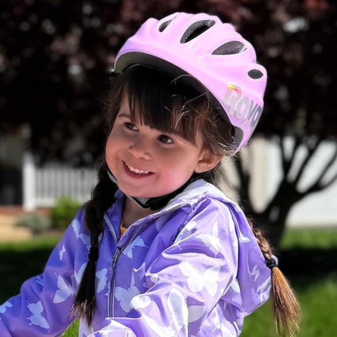 RoyalBaby Kids Helmet 0.47 lb Ultra-Lightweight & Adjustable for Ages 5-13 Years, Ideal for Cycling, Scooter, Balance Bike & More Sports, 4 Vibrant Colors Available
